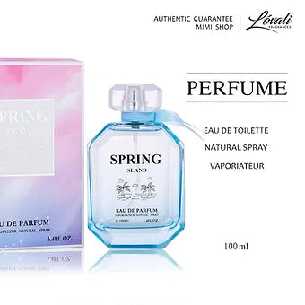 LOVALI | NATURAL ESCAPE & SPRING ISLAND PERFUMES EAU DE PARFUM 100ML